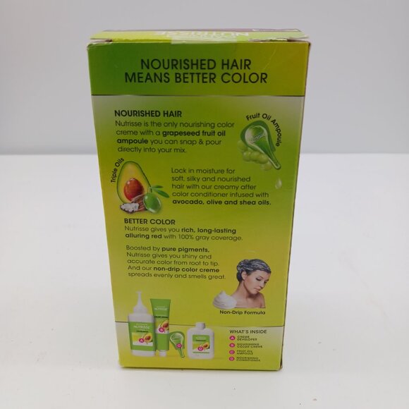 Garnier Nutrisse Nourishing Color Creme #56 Medium Reddish Brown With Avocado - Picture 3 of 8